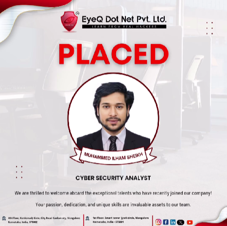 EyeQ Dot Net placement oriented cyber security course